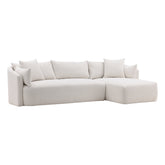 Mackay Cream Boucle Sectional